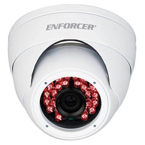 SECO-LARM Enforcer 36 IR LED Indoor/Outdoor Vandal-Resistant Color Dome Camera,