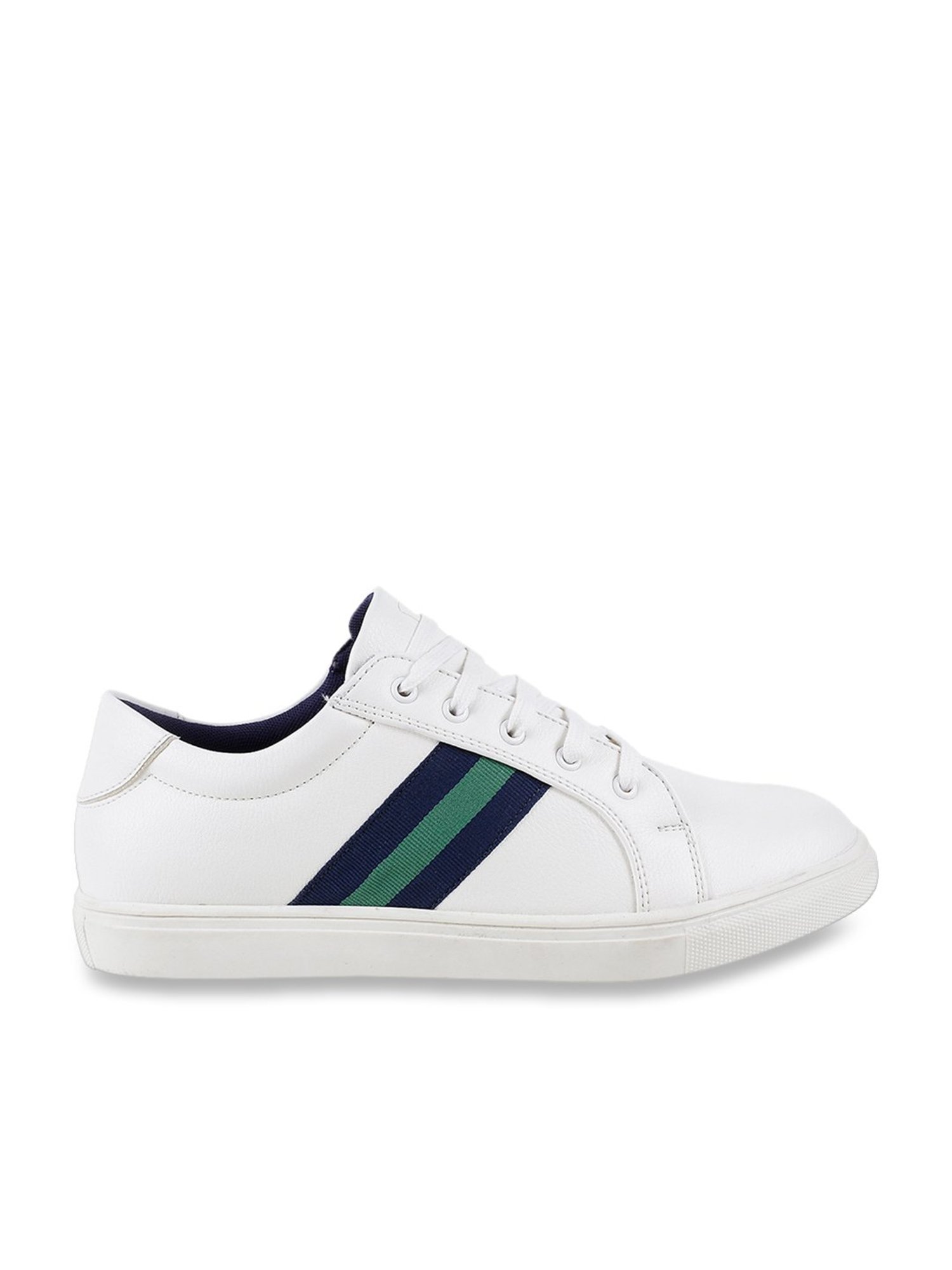 Mochi Men's White Casual Sneakers