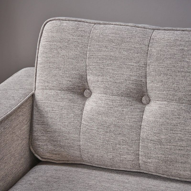 4pc Crowningshield Contemporary Chaise Sectional Light Gray - Christopher Knight Home