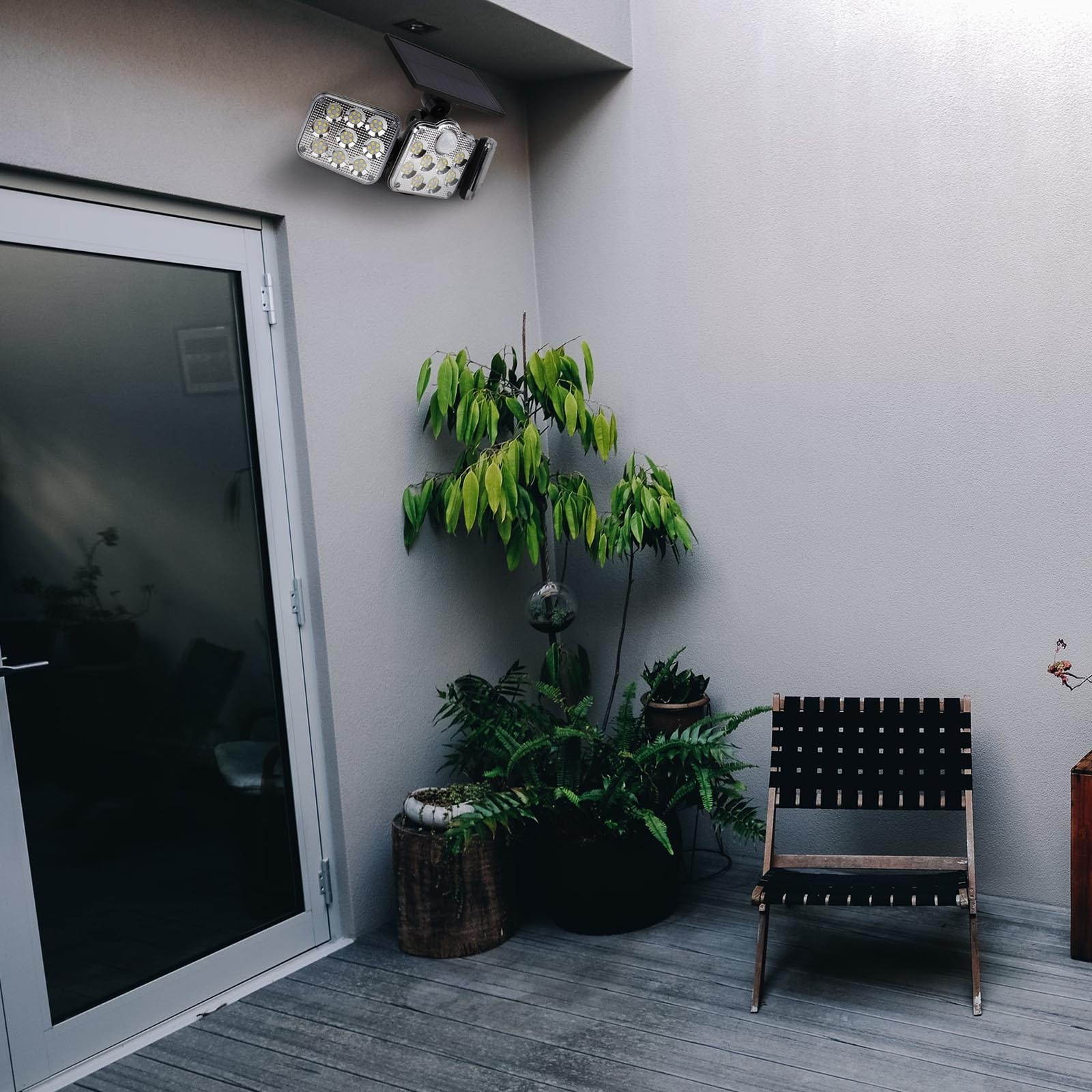 1Pc Waterproof Intelligence Wall Light Wall Light Wall Lamp Solar Light for Home Street Yard