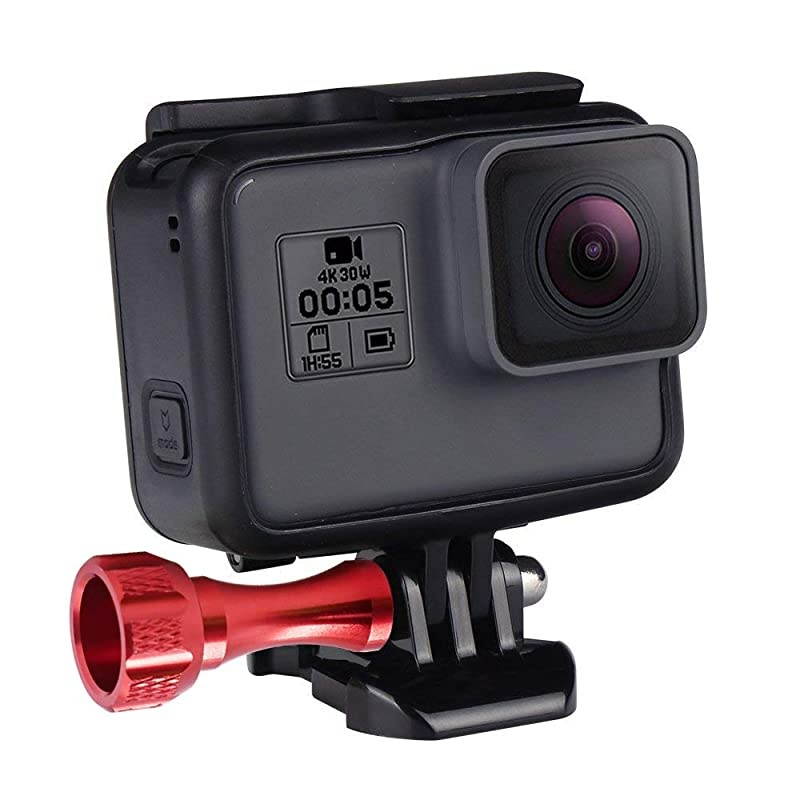 3 Pcs Aluminum Alloy Thumbscrews for GoPro Hero 2018, GoPro Fusion, GoPro Hero 8/7/6/5/4/3/2/1 and DJI Osmo Action, 8 Colors, Very Durable, Standard Camera Mounts Screws (Pink)