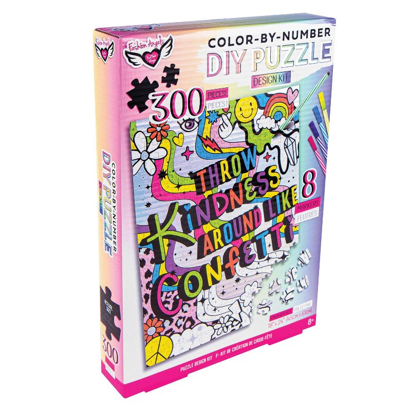 Color-By-Number DIY Puzzle Design Kit - Fashion Angels