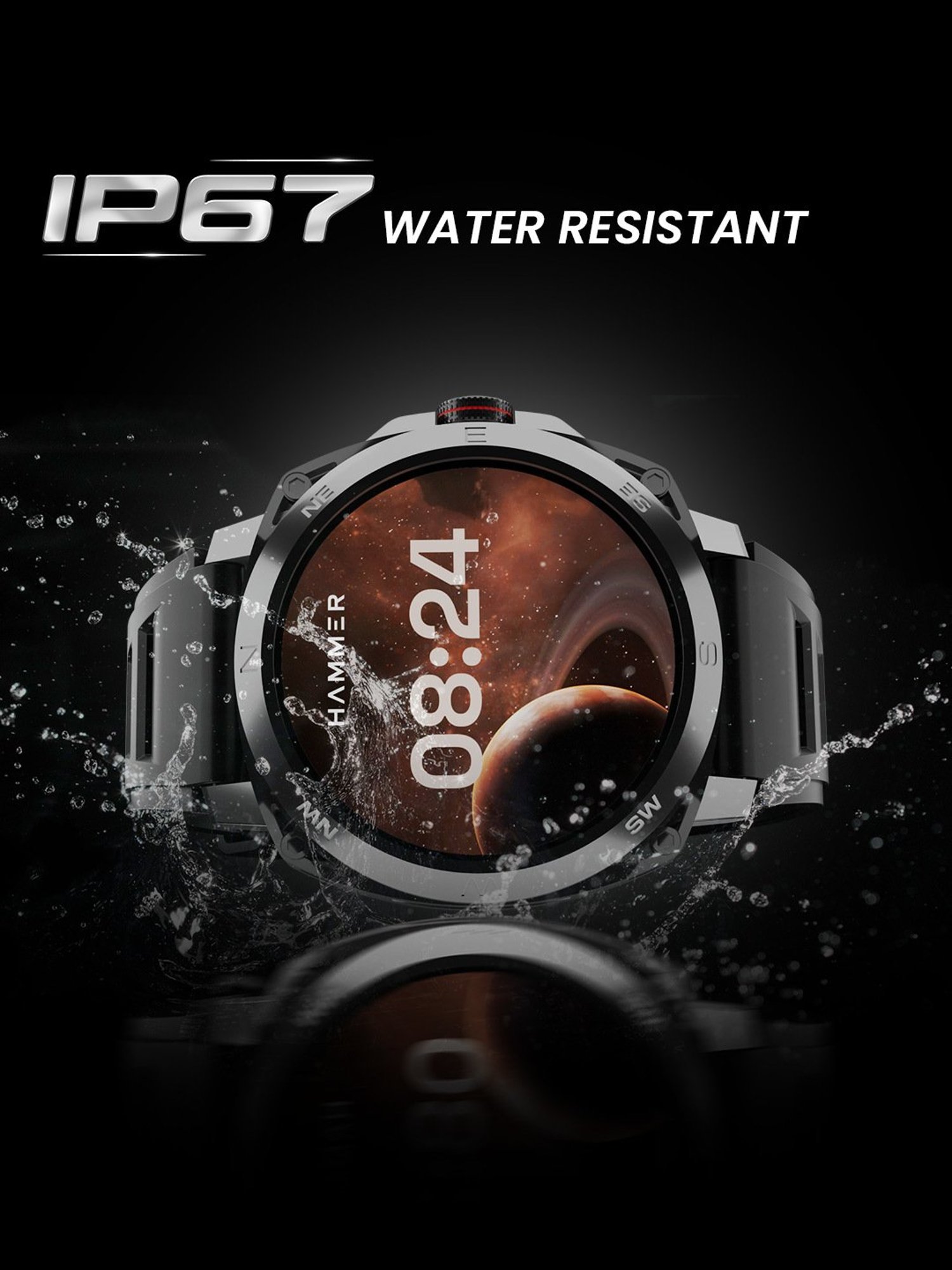 I Kall W1 Smartwatch (Black)