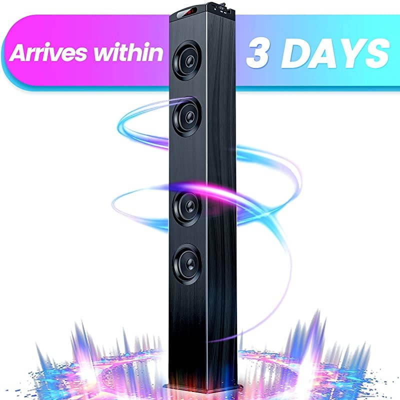 Floor Standing Bluetooth Tower Speaker Floor Speakers for Home Stero System Floor Standing Speakers Home Theater  Bluetooth Tower Speakers with Bass