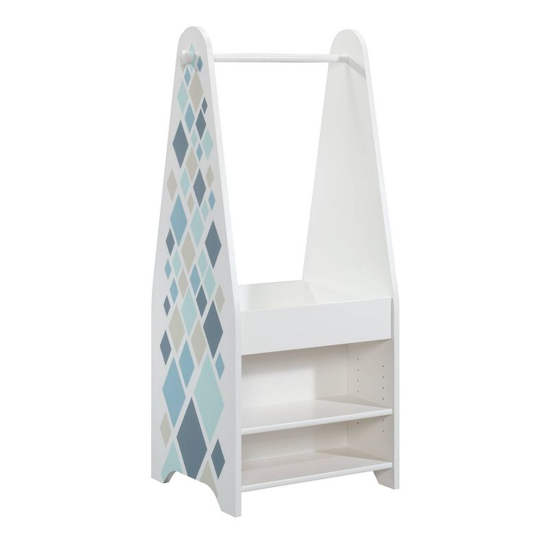 Pinwheel Kids' Open Wardrobe Soft Finish White - Sauder