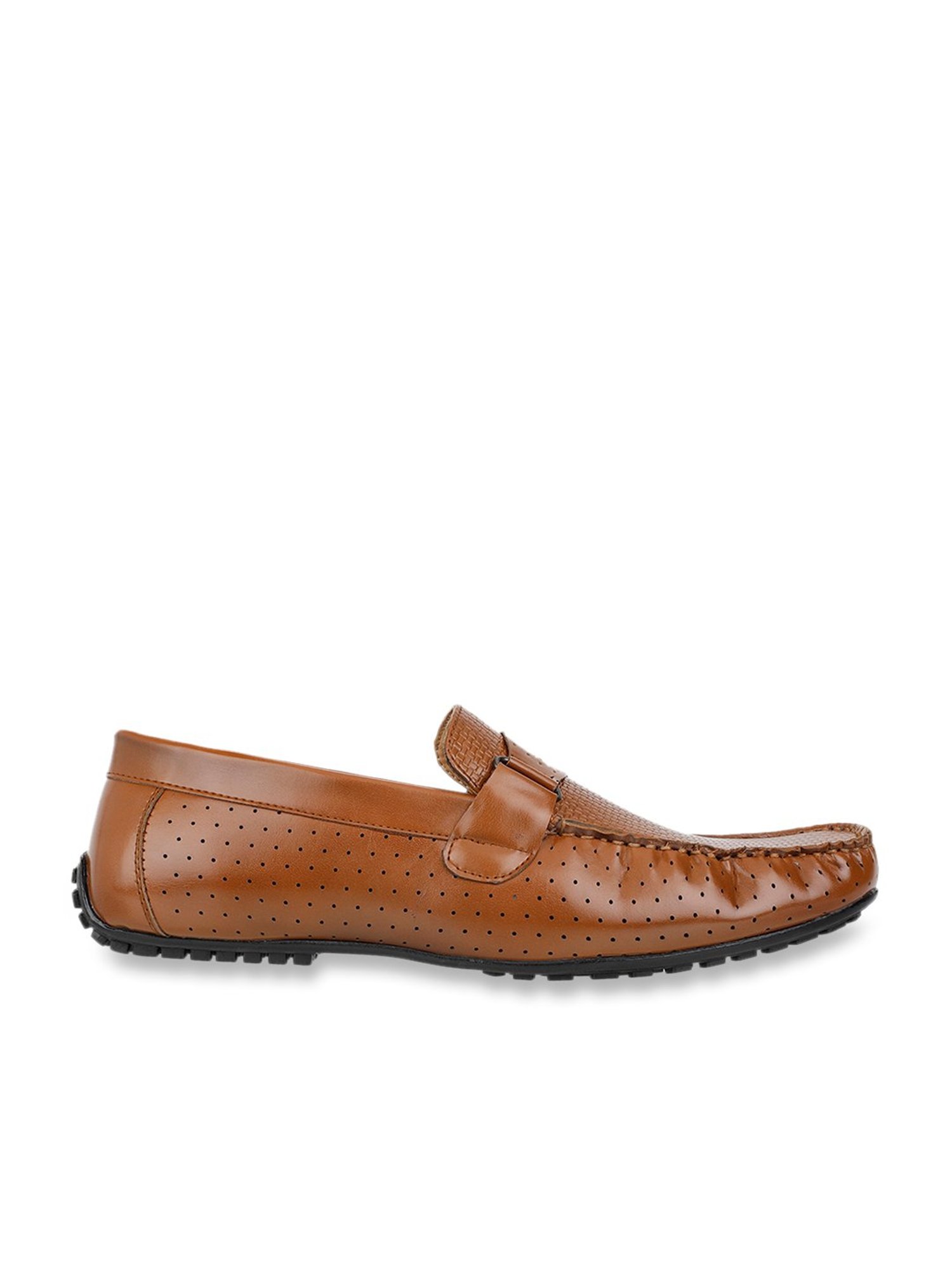 Carlton London Men's Tan Casual Loafers