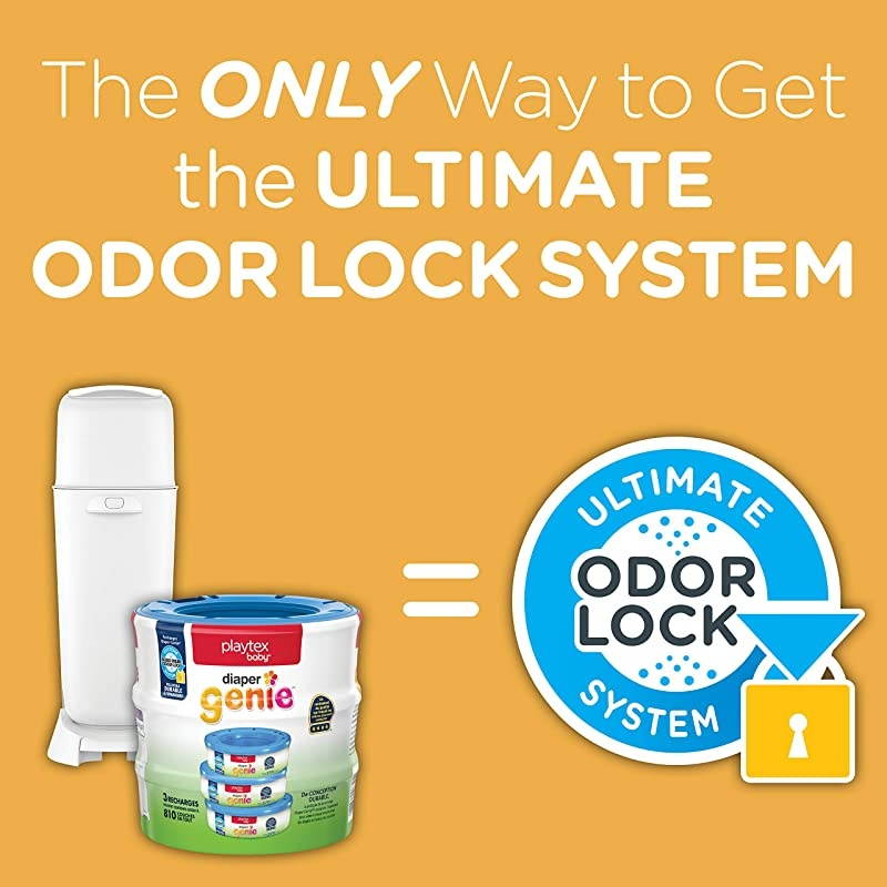 Playtex  Refill Bags Ideal for  Diaper Pails 270 Count Pack of 3