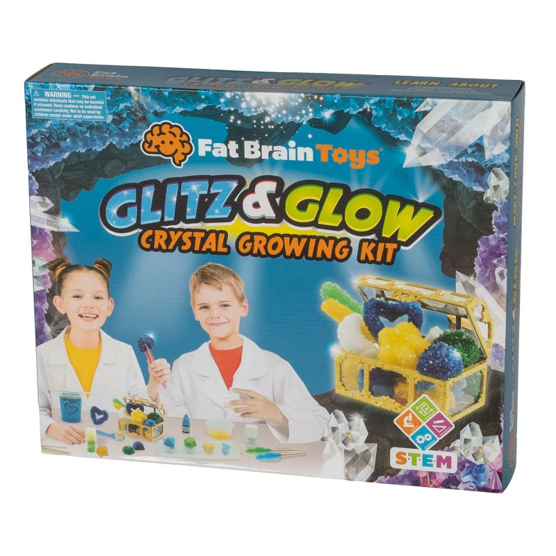  Fat Brain Toys Glitz & Glow Crystal Growing Kit FB393-1