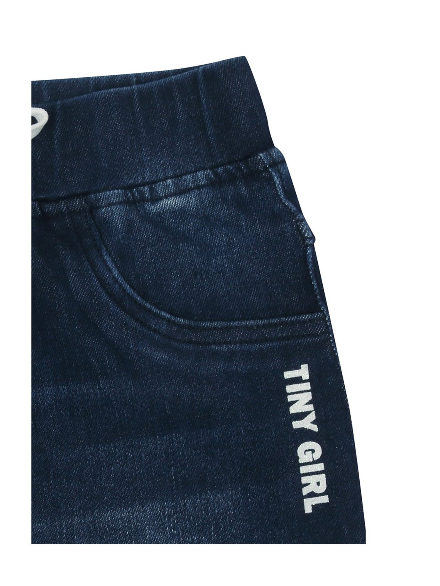 Tiny Girl Dark Blue Solid Skirt