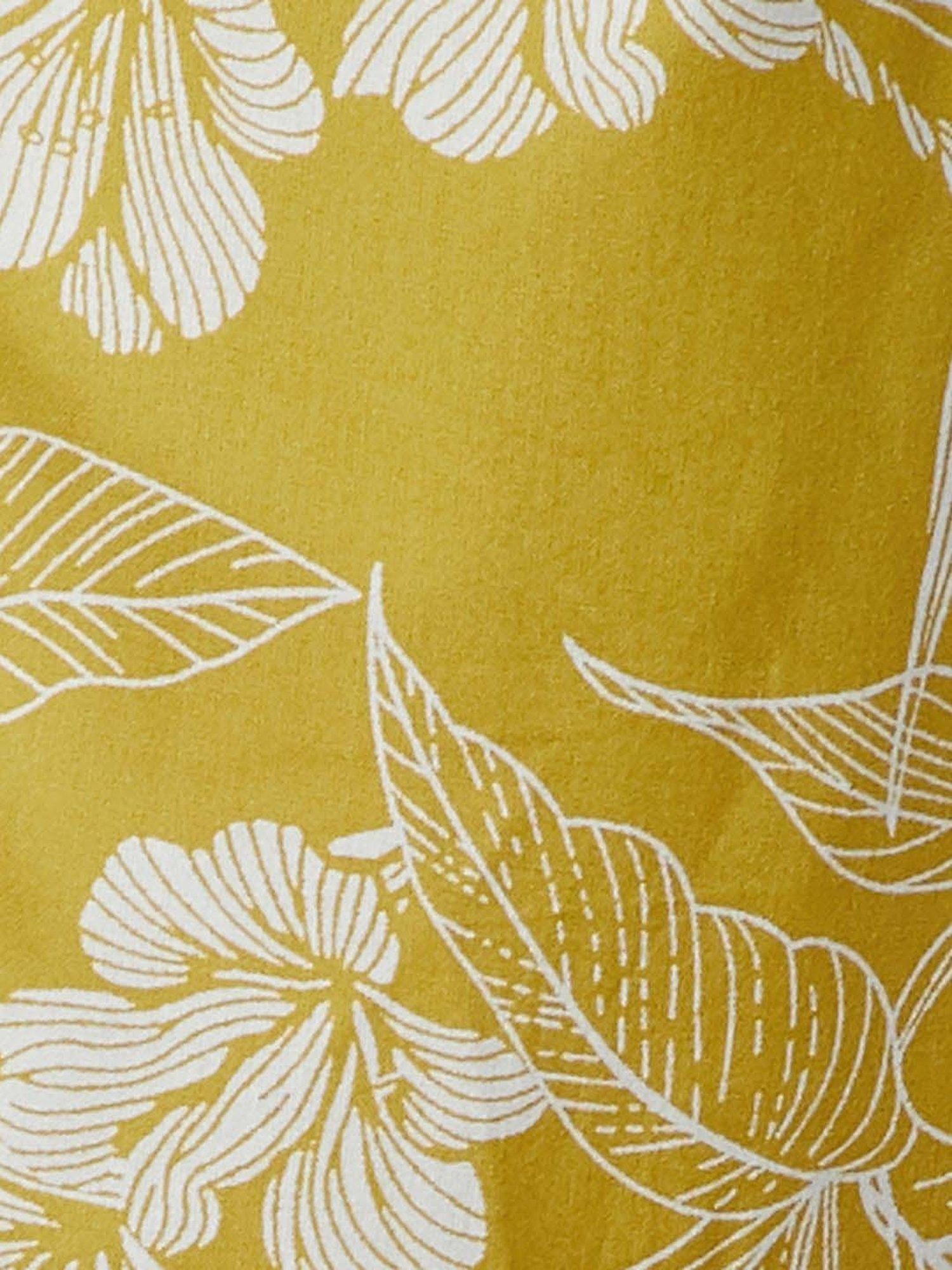 Melange by Lifestyle Yellow Printed Kurta & Pant Set