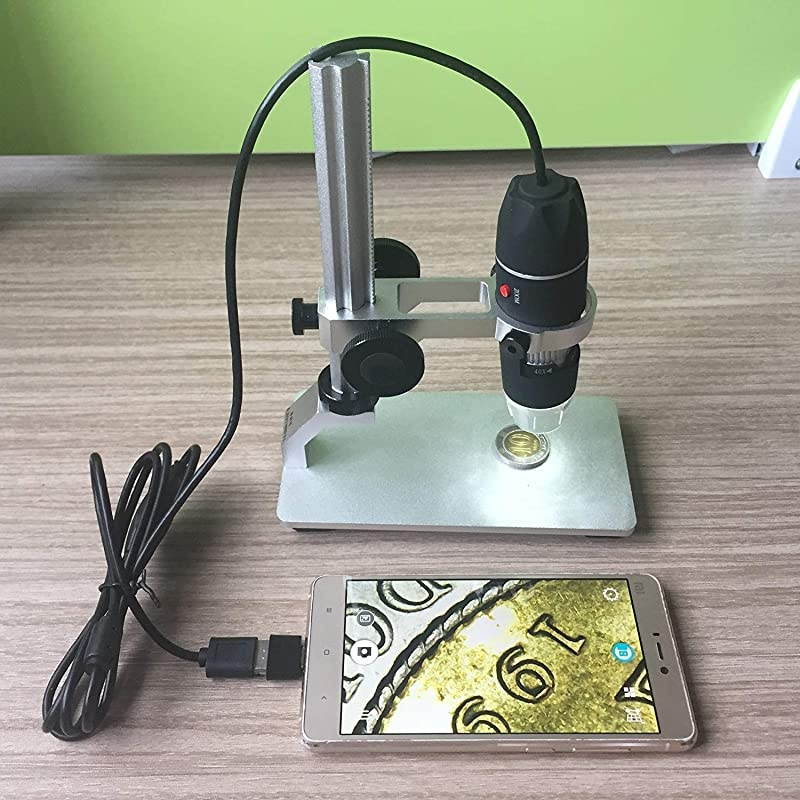 Aluminium Alloy Universal Adjustable Professional Base Stand Holder Desktop Support Bracket for Max 14quot in Diameter USB Digital Microscope Endoscope Magnifier Loupe Camera Aluminium Alloy