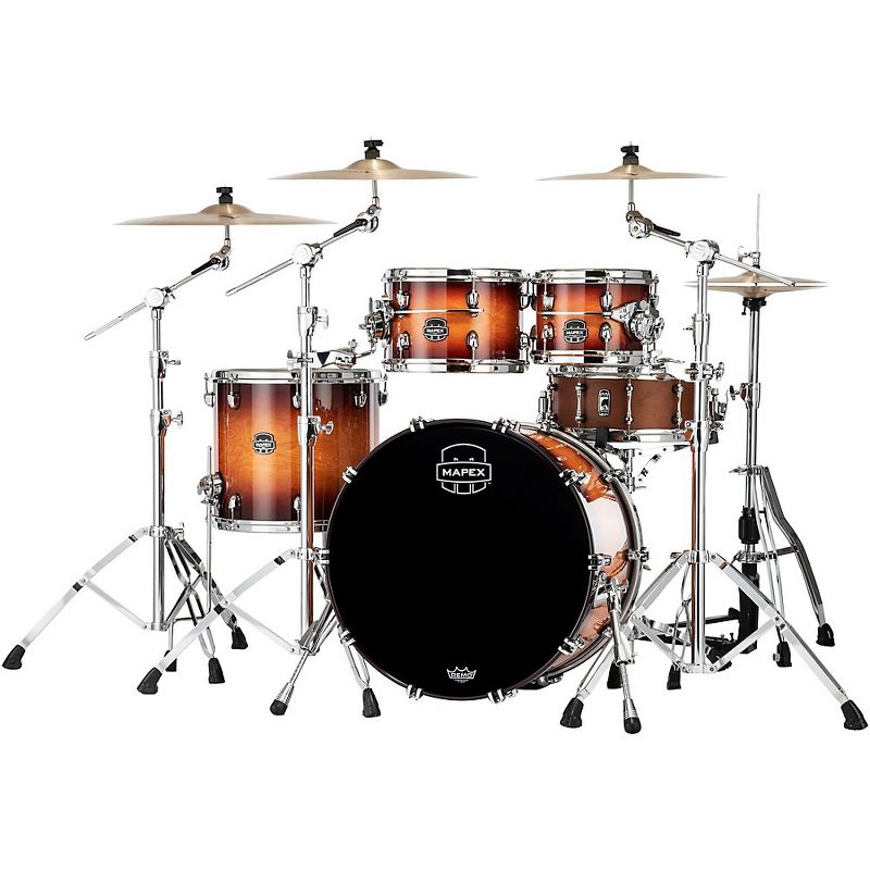 Mapex Saturn Evolution Classic Birch 4-Piece Shell Pack with 22 in. Bass Drum Exotic Sunburst