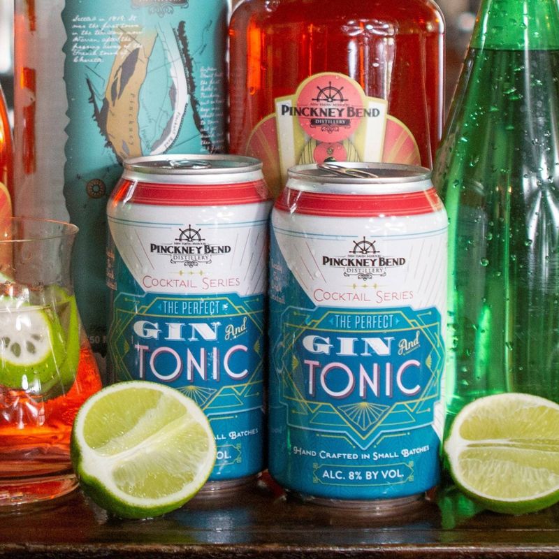 Pinckney Bend Perfect Gin & Tonic Cocktails - 4pk/12 fl oz Cans