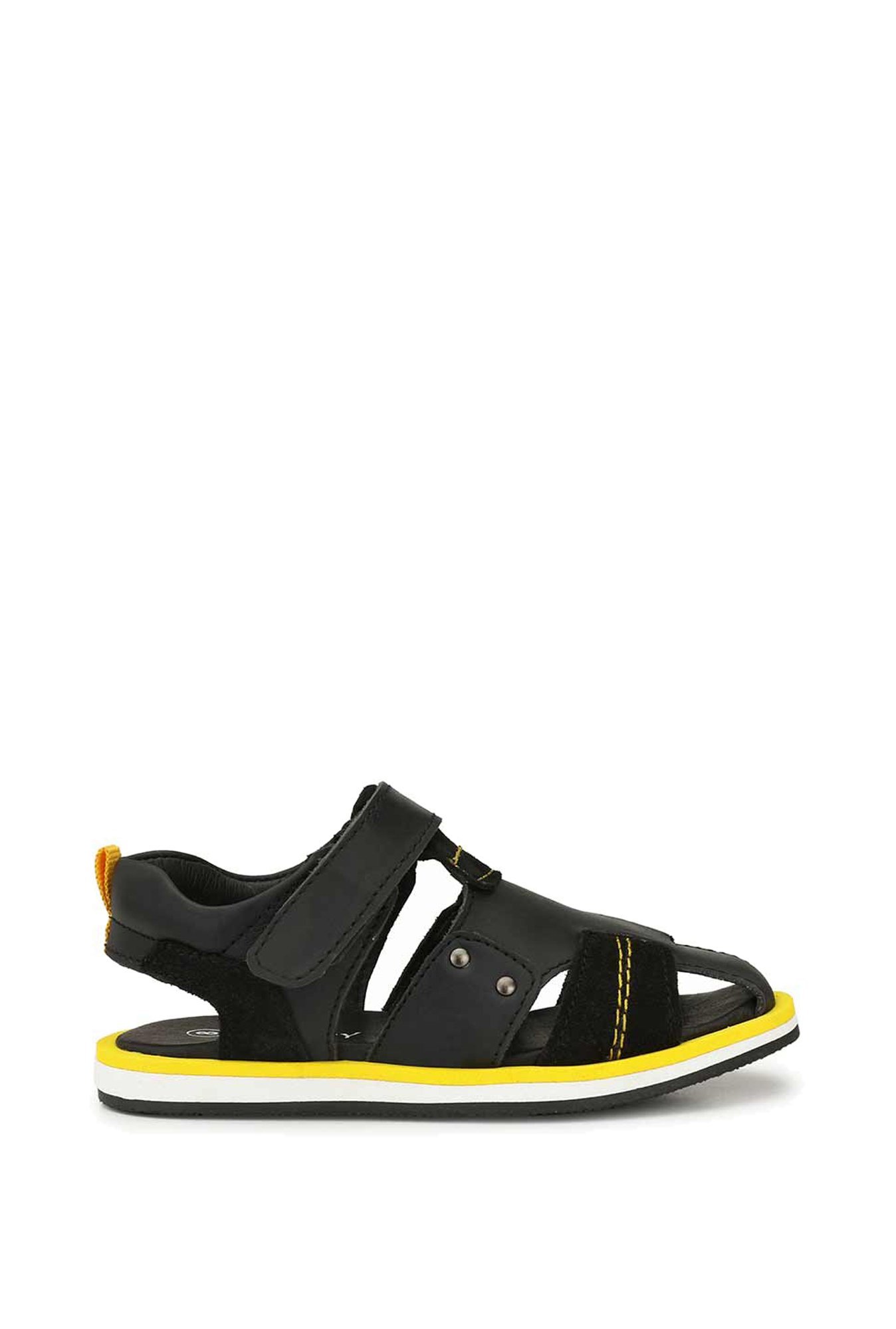Tuskey Kids Black Ankle Strap Sandals