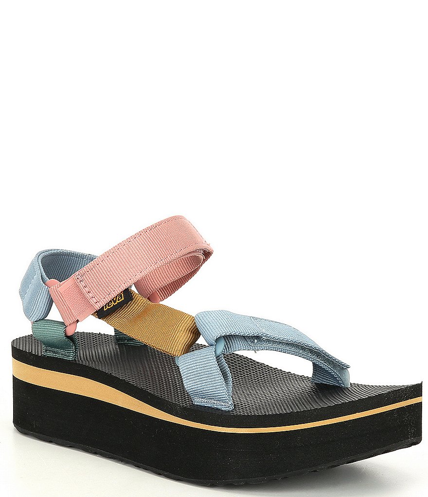 Teva Women's Flatform Universal Colorblock Sandals