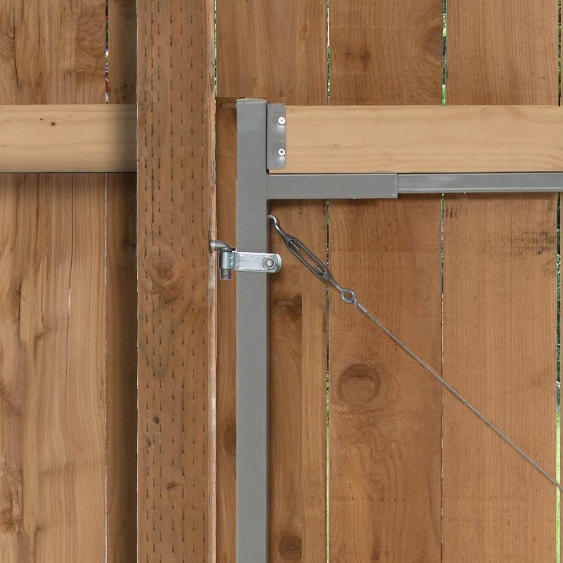 Adjust-A-Gate Steel Frame Anti Sag Gate Building Kit, 36 to 72 Inches Wide Opening Up To 6 Feet High Fence