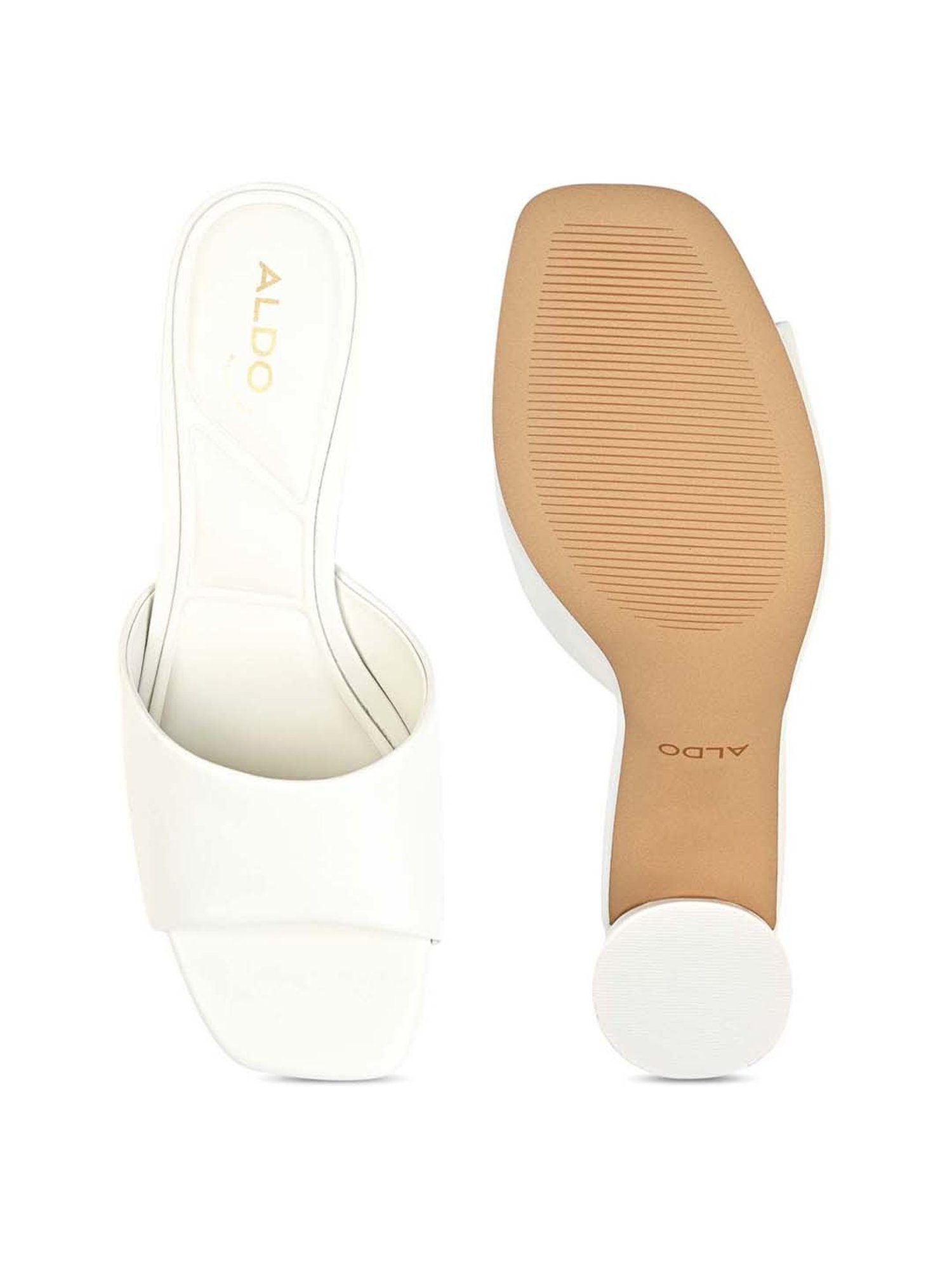 Aldo Women's White Casual Sandals