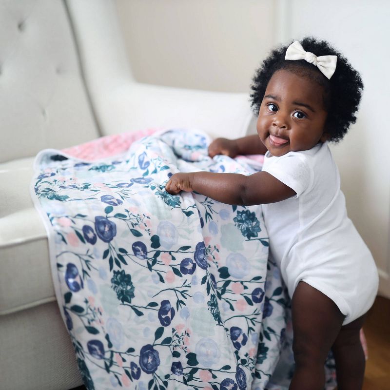 aden + anais Muslin Blanket Flowers Bloom English Garden