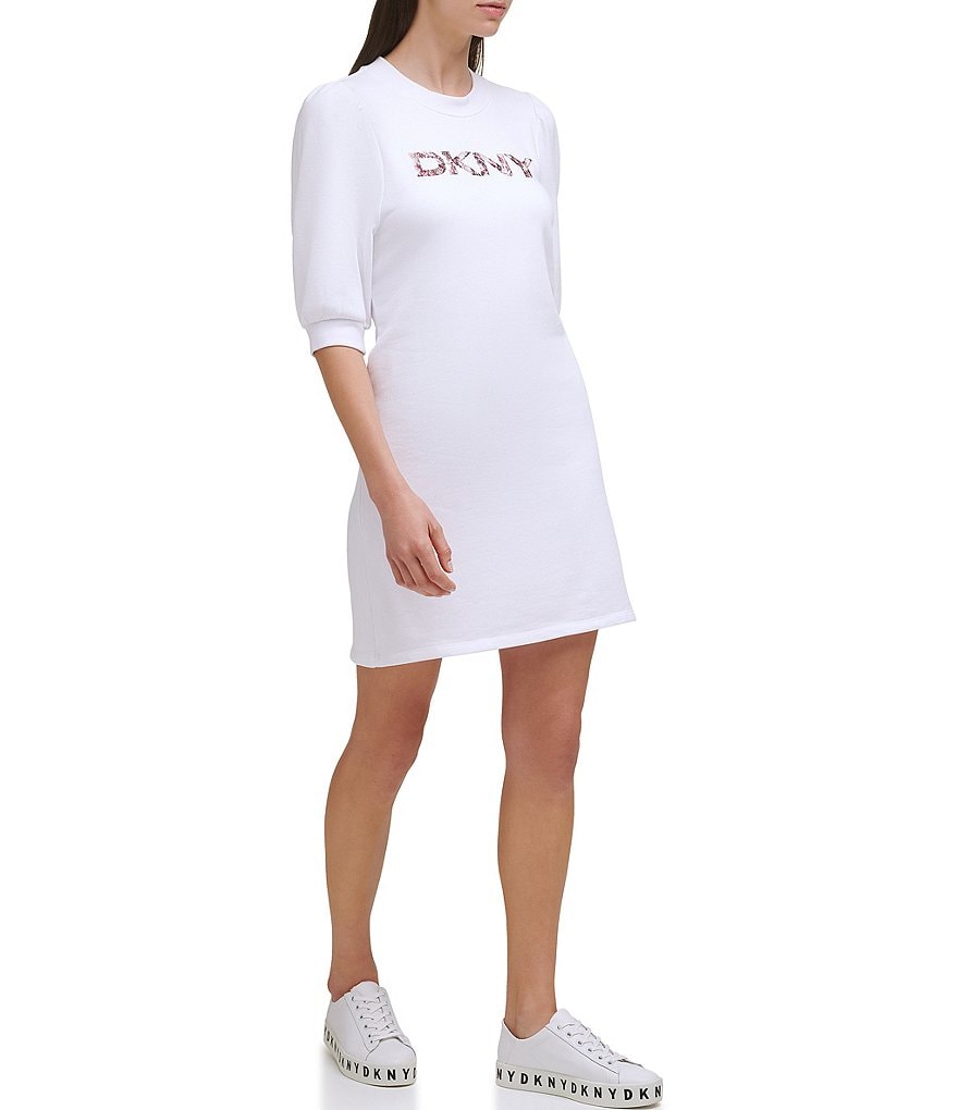 Eliza J Mock Halter High Neck Tiered Midi Dress