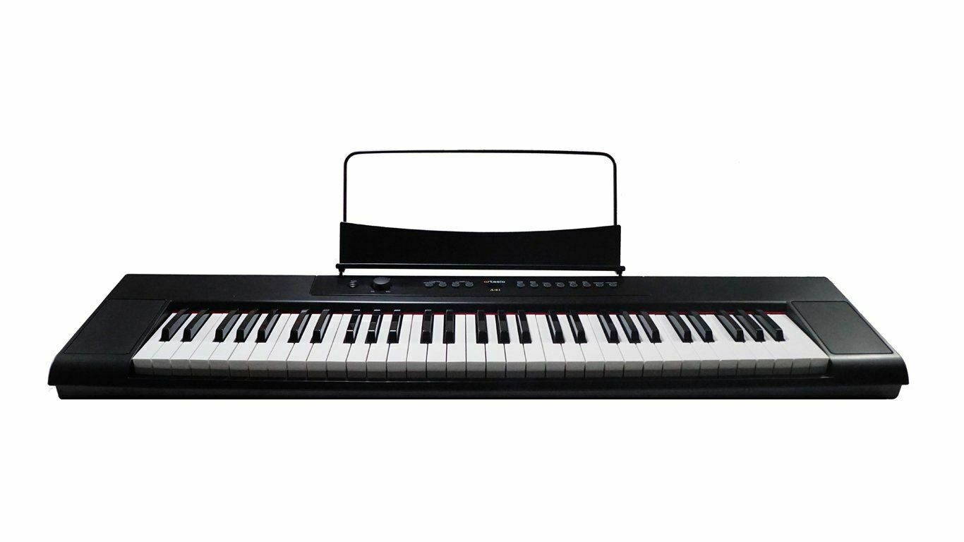 Artesia A-61 61-Key, Digital Piano with 8 Dynamic Voices with USB + Power Supply