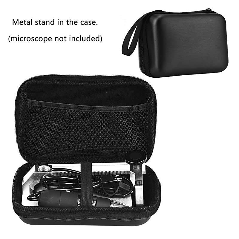 Aluminum Alloy Stand Holder for USBWiFi Digital Microscope  Universal Diameter Metal Mount with Microscope Carrying Case No Light
