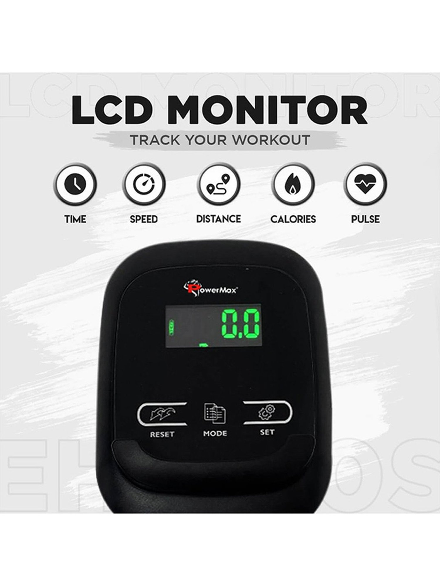 PowerMax Fitness EH-260S Elliptical Trainer (Black)