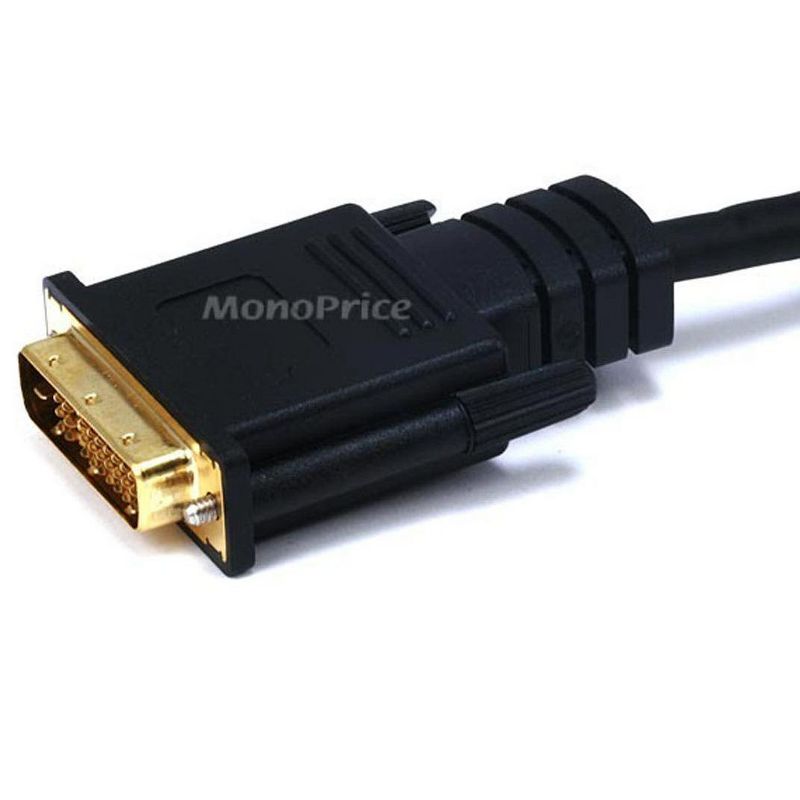Monoprice Video Cable - 6 Feet - Black | 28AWG HDMI to M1-D Ferrite cores
