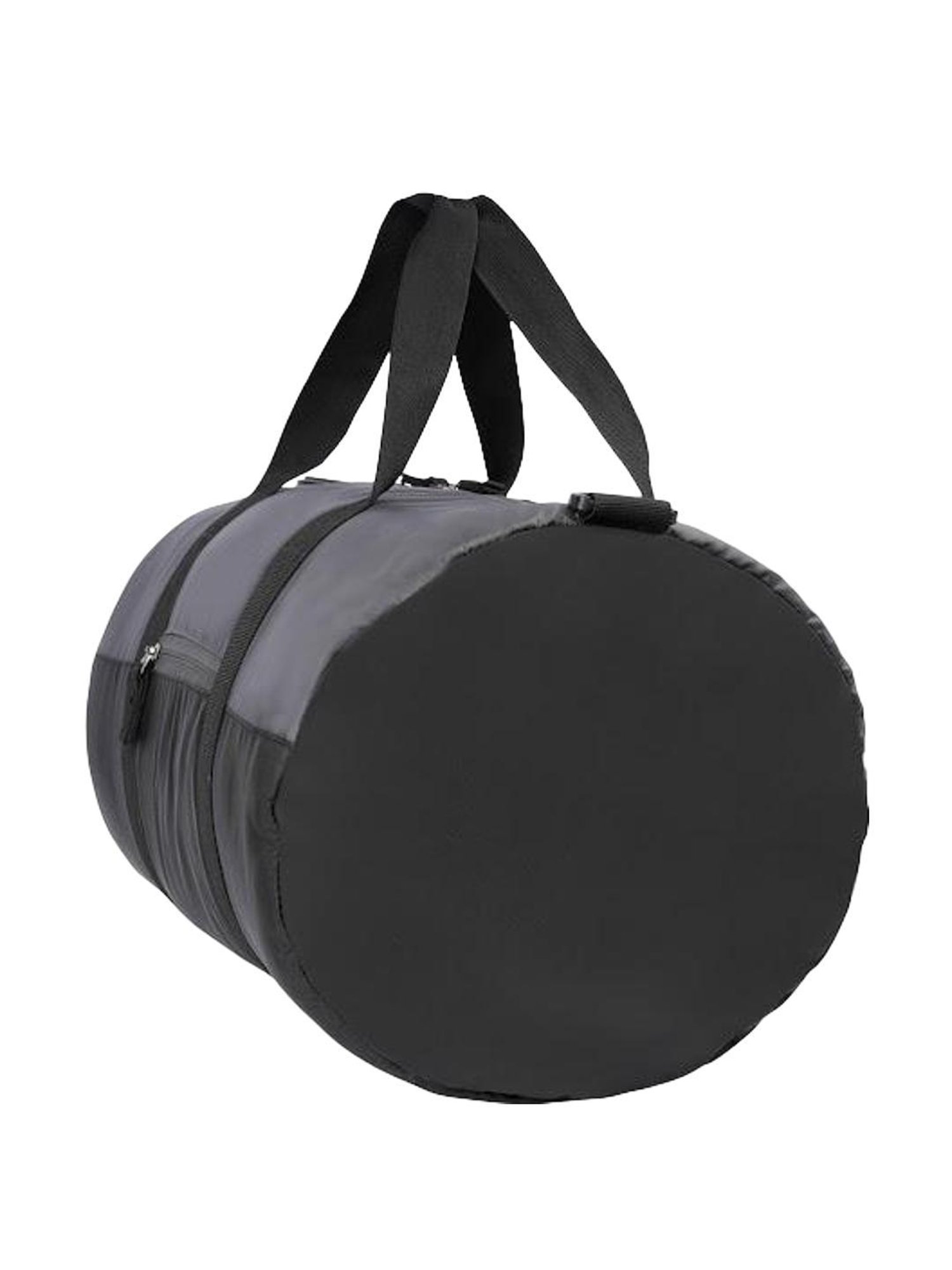 Aeropostale Duo Grey & Black Polyester Color Block Duffle Bag