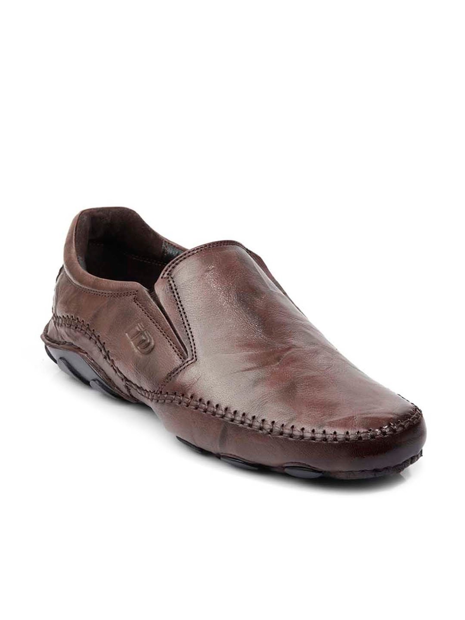 ID Men's Brown Casual Loafers