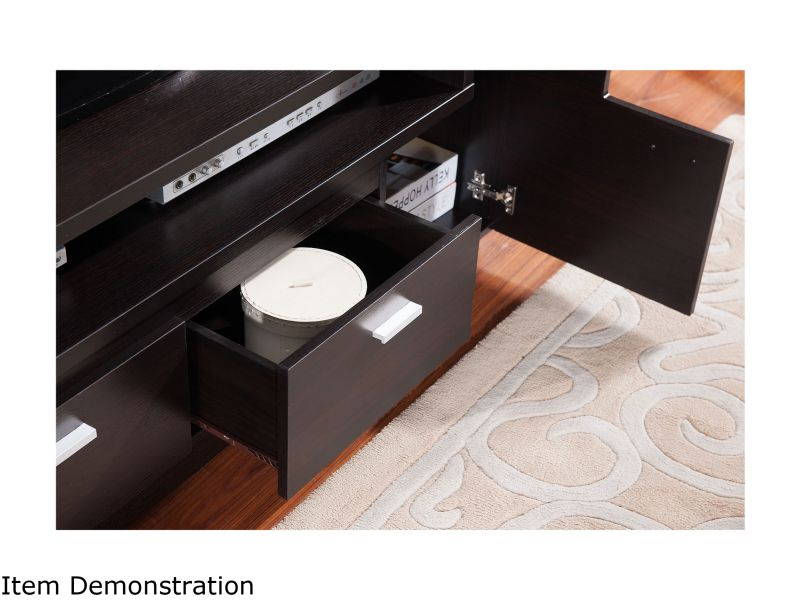 AVF FS1200CURCS-A up to 60" Silver Effect / Clear Glass Curved TV Stand