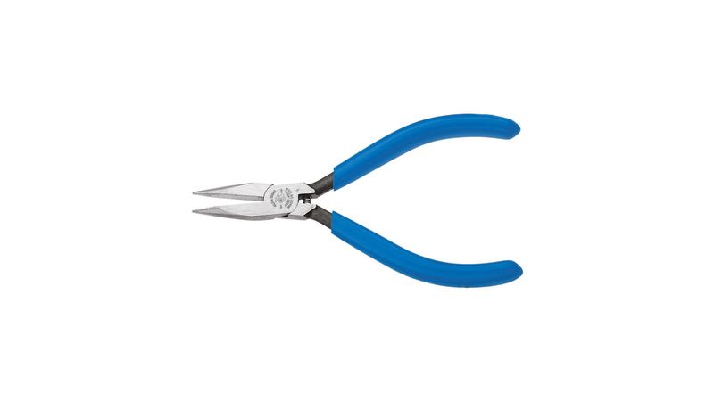 KLEIN TOOLS D322-41/2C Electronics Pliers, Slim Long-Nose, Spring-Loaded