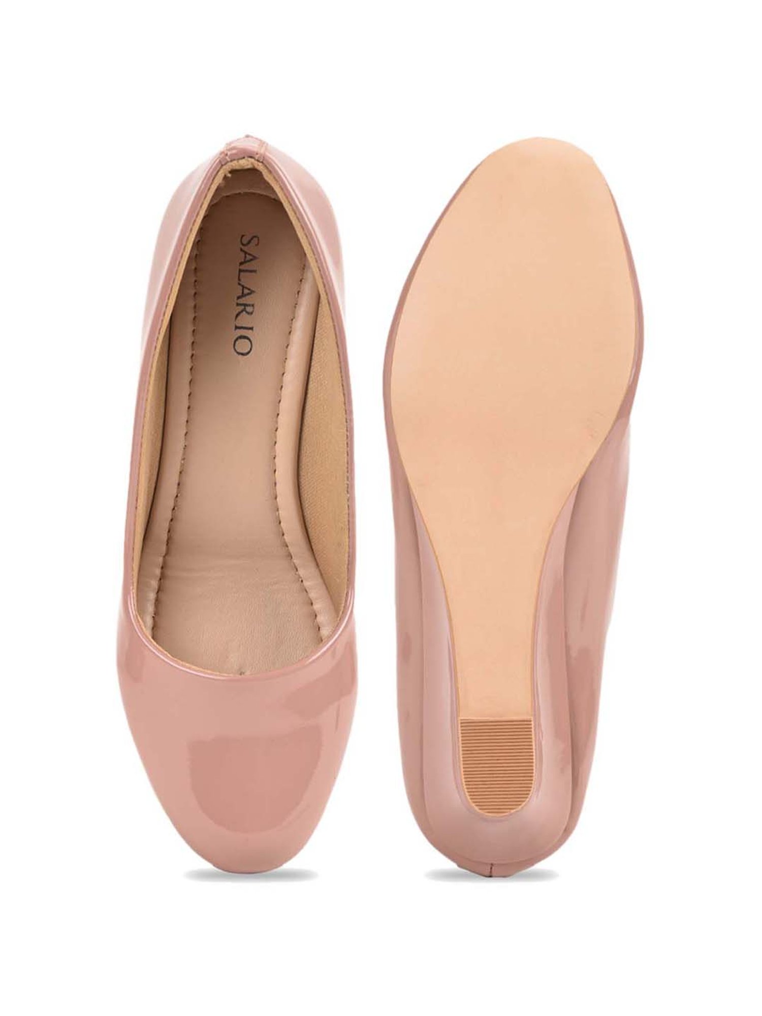 Salario Women's Nude Wedge Pumps