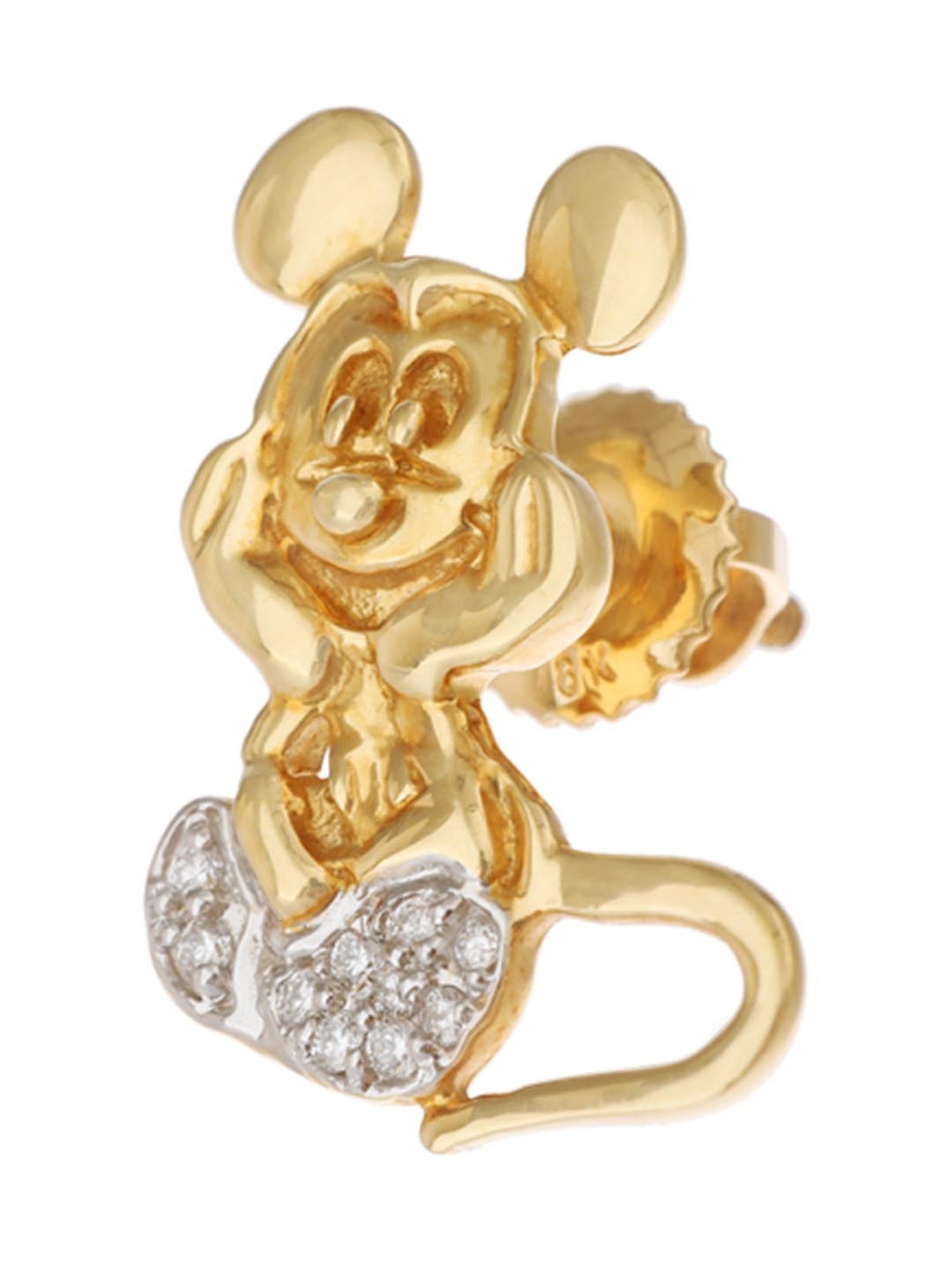 CKC 18k Gold & Diamond Earrings for Women