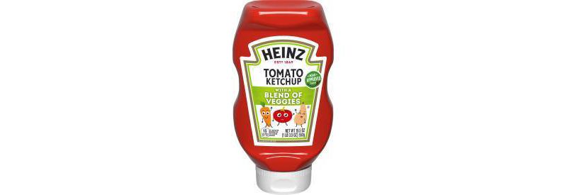 Heinz Veggie Blended Ketchup - 20oz