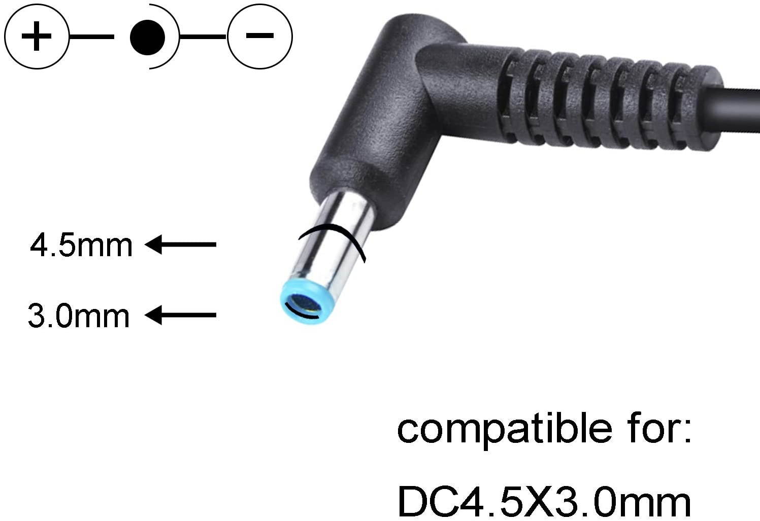 45W AC Adapter Power Supply for HP 741727-001 741553-850 854054-002 ADP-45WD B HSTNN-CA40