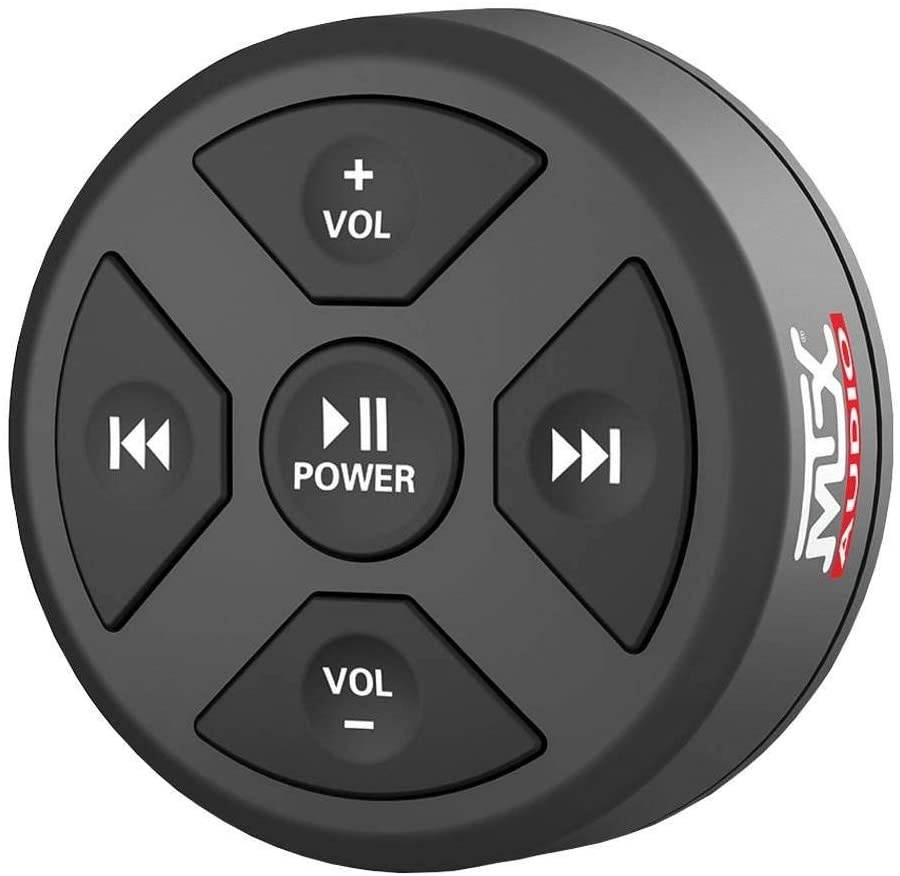 MTX MUDBTRC Universal Boat Motorcycle Bluetooth Audio Receiver & Remote Control