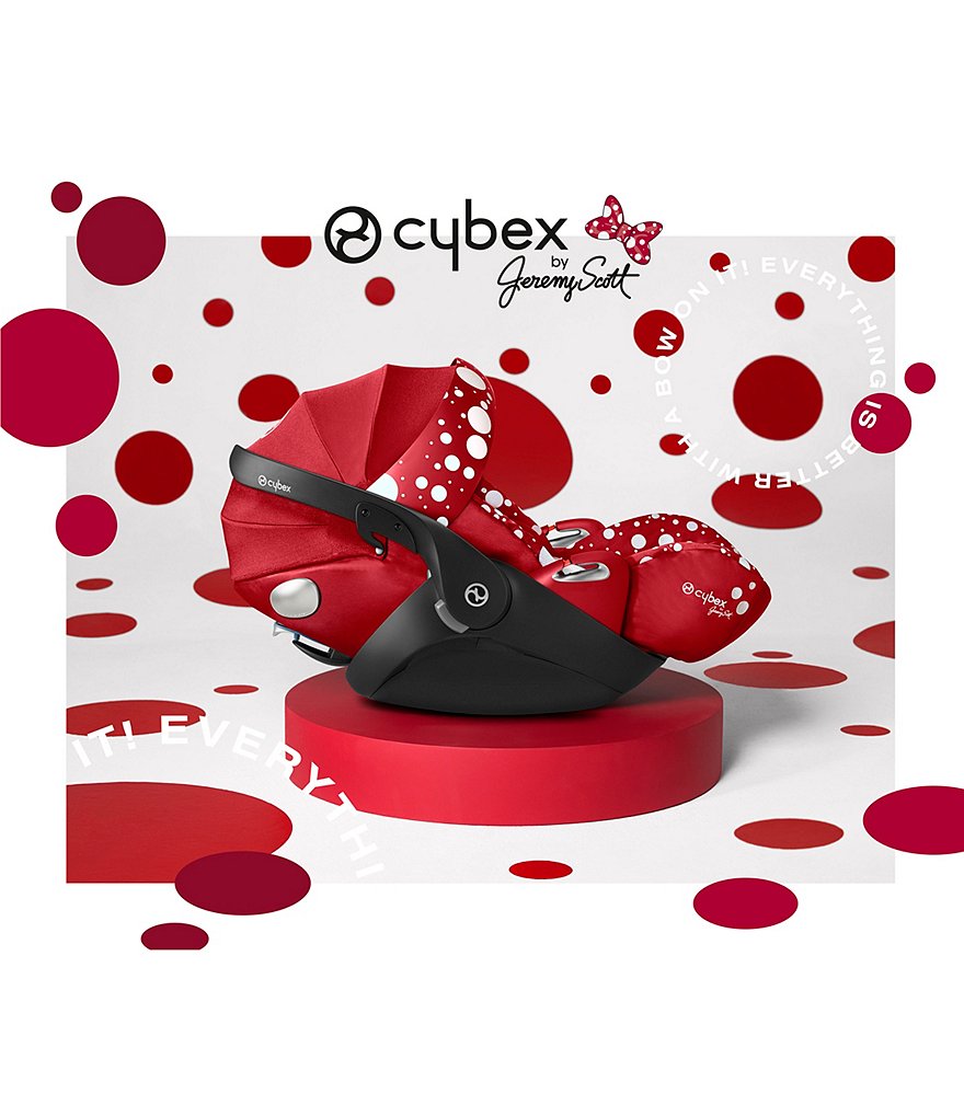 Cybex Cloud Q SensorSafe Infant Car Seat - Petticoat Red by Jeremy Scott