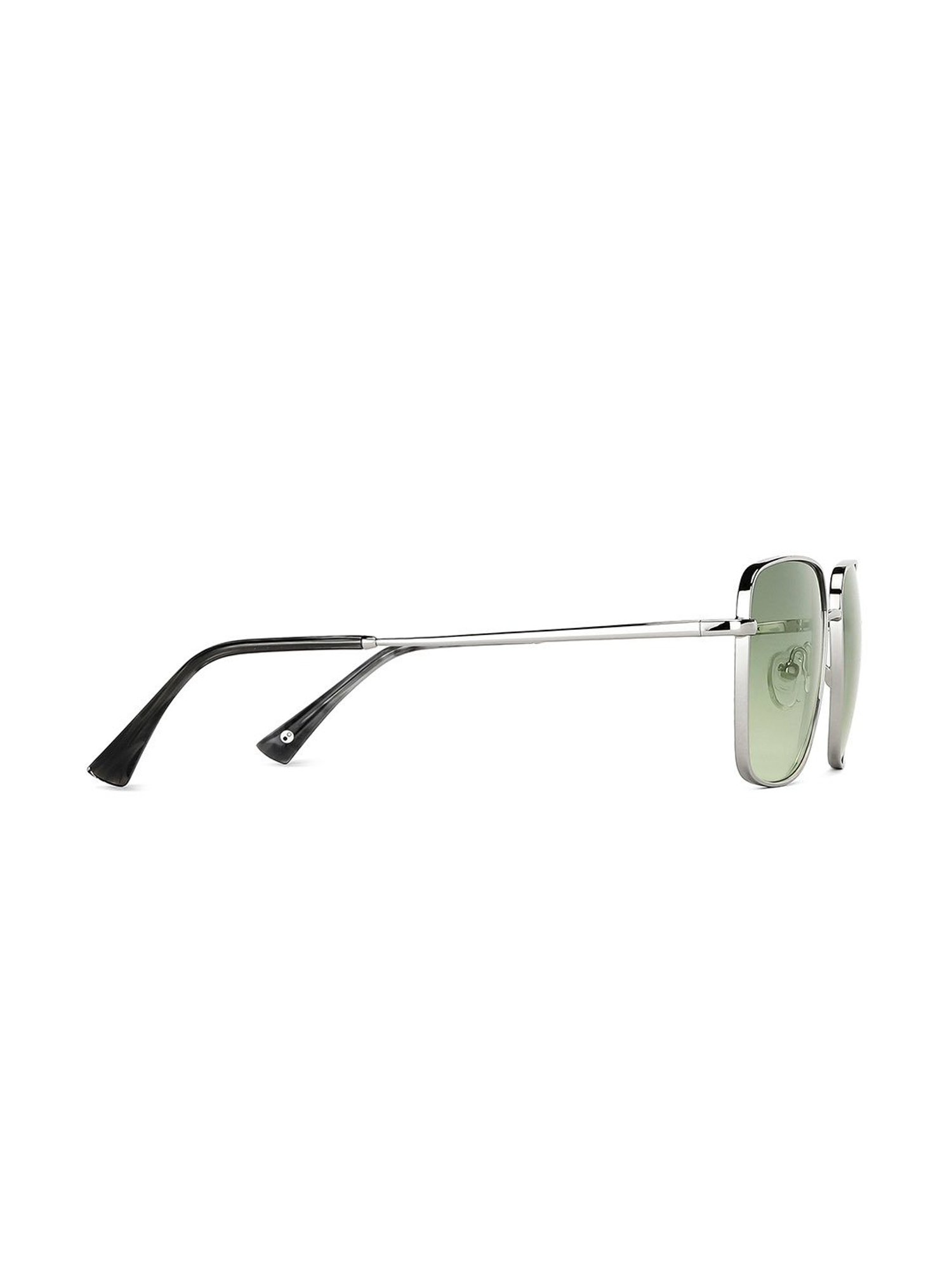 John Jacobs 147672 Green UV Protected Square Sunglasses