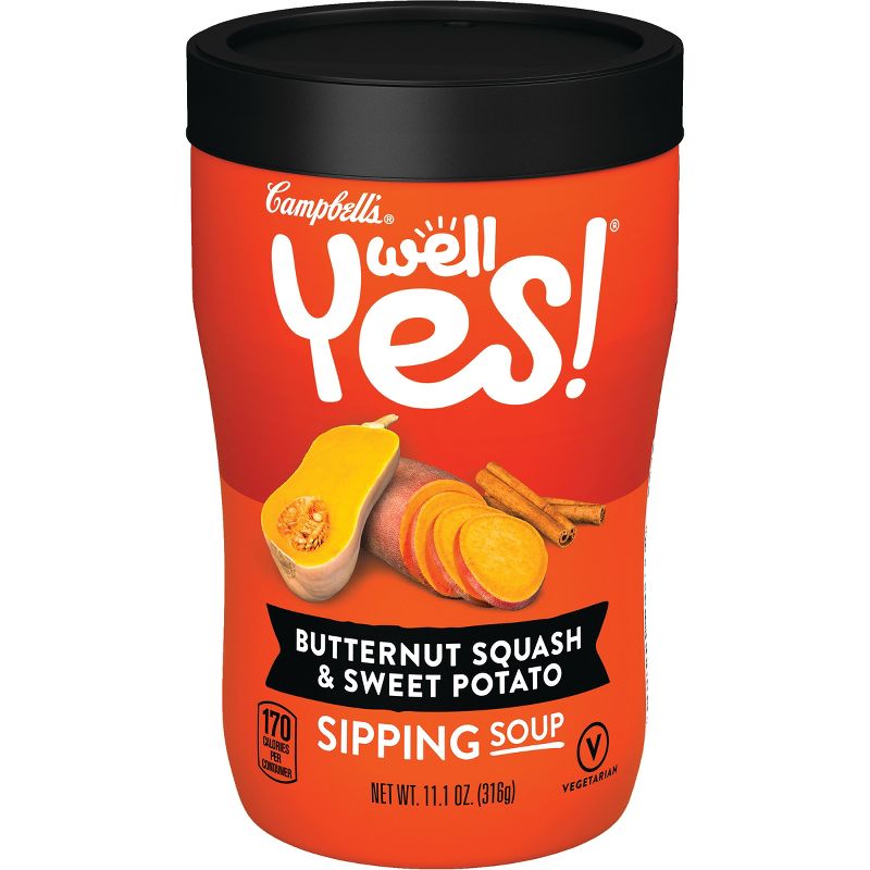 Campbell's Well Yes! Butternut Squash & Sweet Potato Sipping Soup - 11.2oz