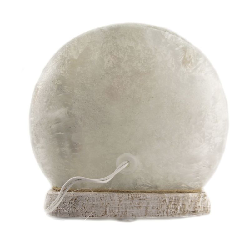 Stony Creek 7.0" Fall Cardinals Lit Round Orb Autumn  Birds Resin Base  -  Novelty Sculpture Lights