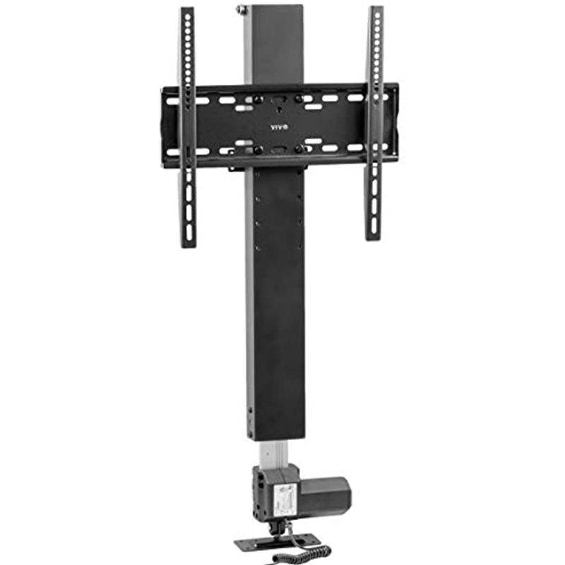 VIVO Black Compact Motorized Vertical TV Stand Lift for Screens 32" to 48"  | Television Mount Bracket (MOUNT-E-UP44)