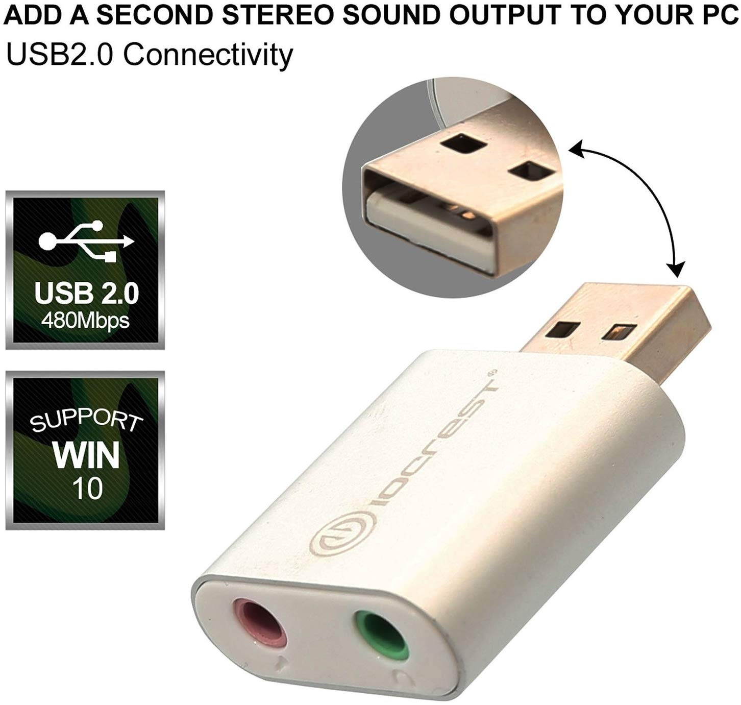 Syba SY-AUD20205 USB Audio Adapter