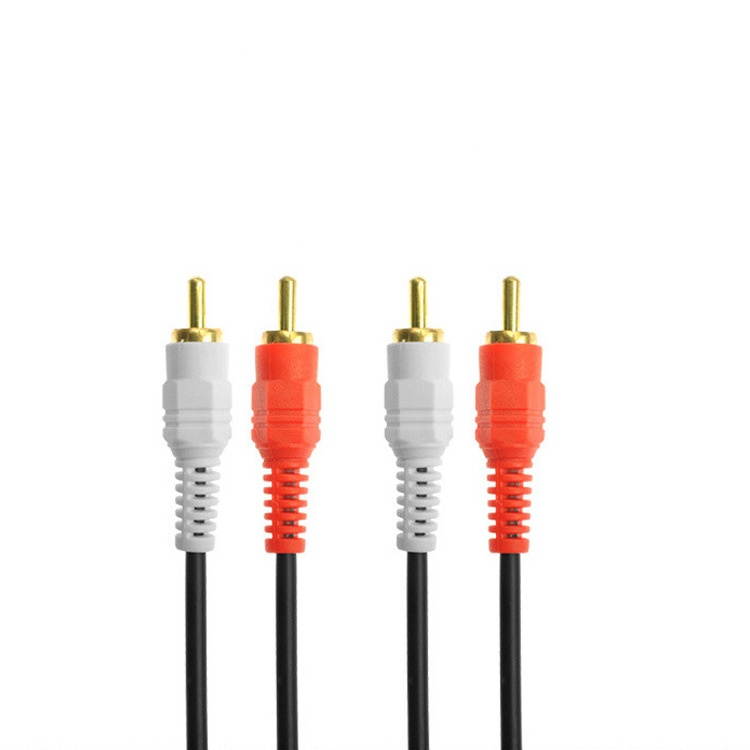 BAYNAST 2RCA to 2RCA Male to Male Stereo Audio Cable RCA Cable OFC AV Audio Cord for Home Theater DVD TV Amplifier CD Soundbox 3M