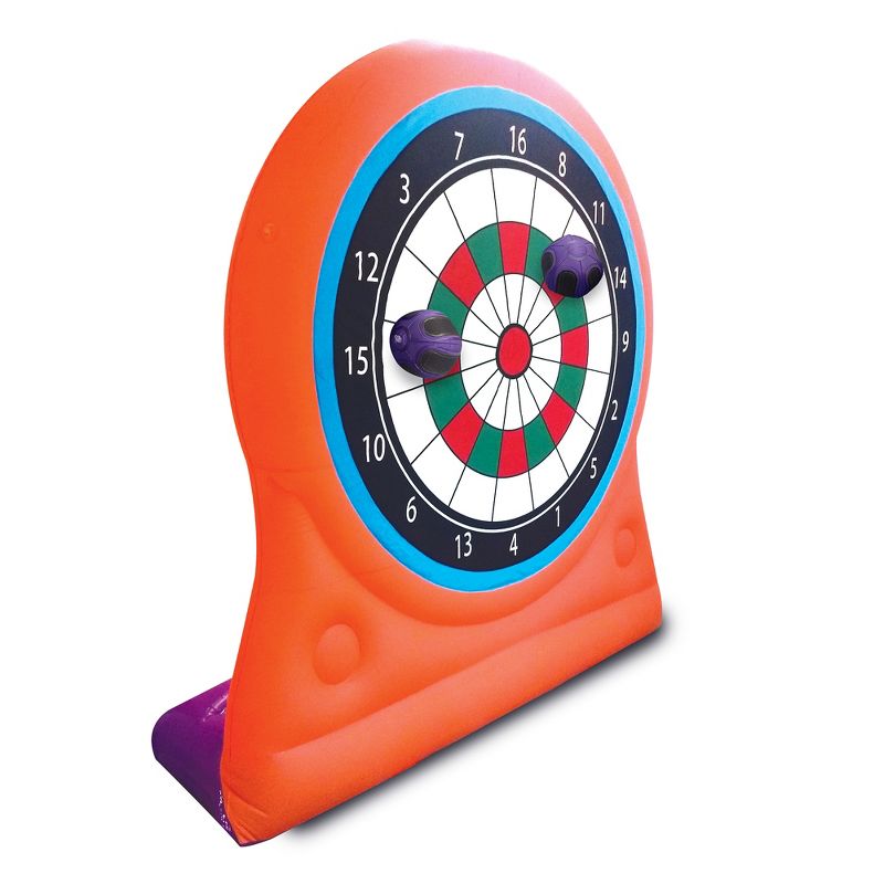 Magic Time International Inflatable Self Sticking Dart Board Soccer Target Game