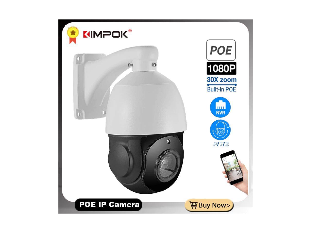 KIMPOK POE Power 80M IR Vision 5MP IP Speed dome cameras WDR Defog 5MP HD Waterprof IP PTZ Dome surveillance camera