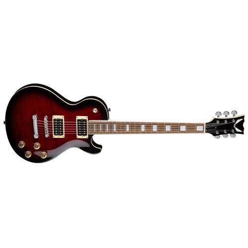 Dean Thoroughbred X Flame Top Electric Guitar Transparent Red