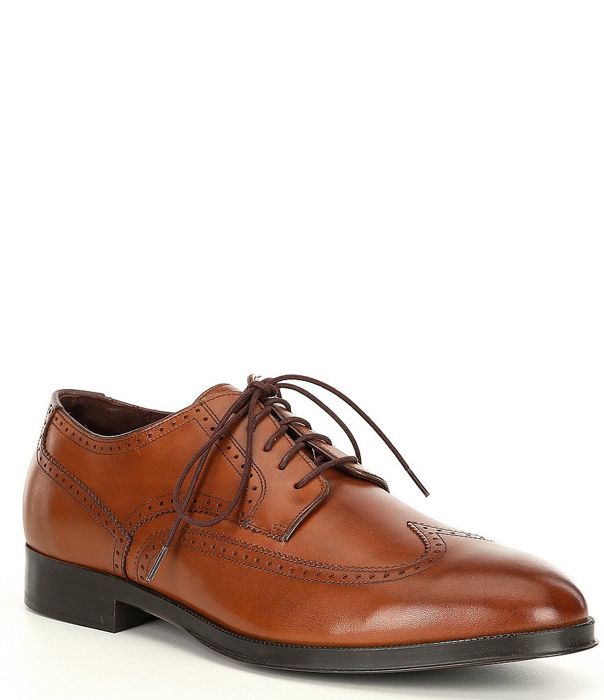 Cole Haan Men's Dawson Leather Wingtip Lace Up Oxfords