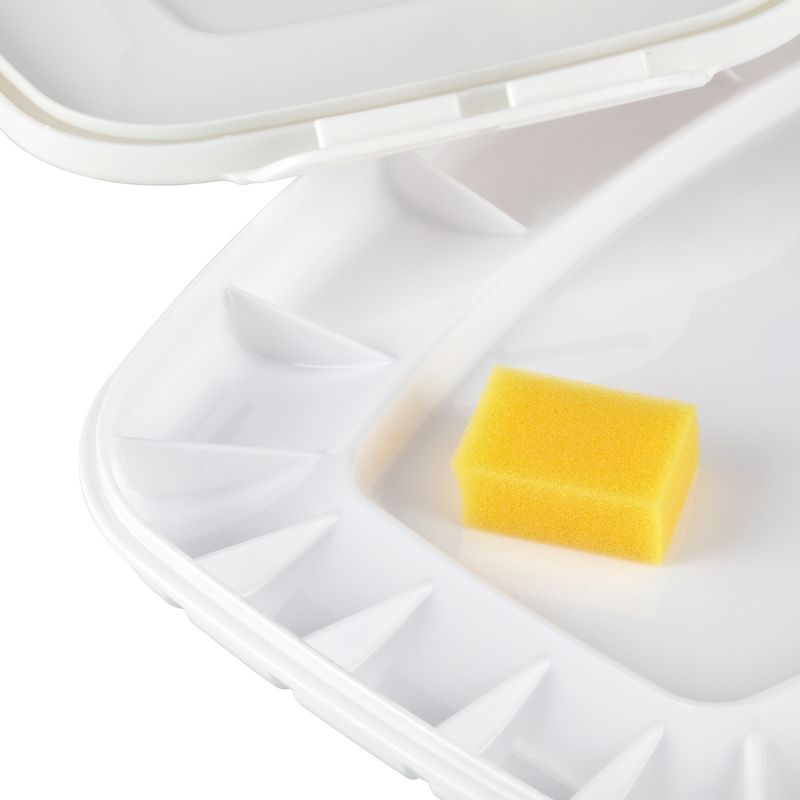 Soho Urban Artist Air Tight Mixed Media Color Palette - Stay Wet Palette For Acrylic Painting, Oil Colors, Water Colors, Alcohol Inks - Easy to Clean