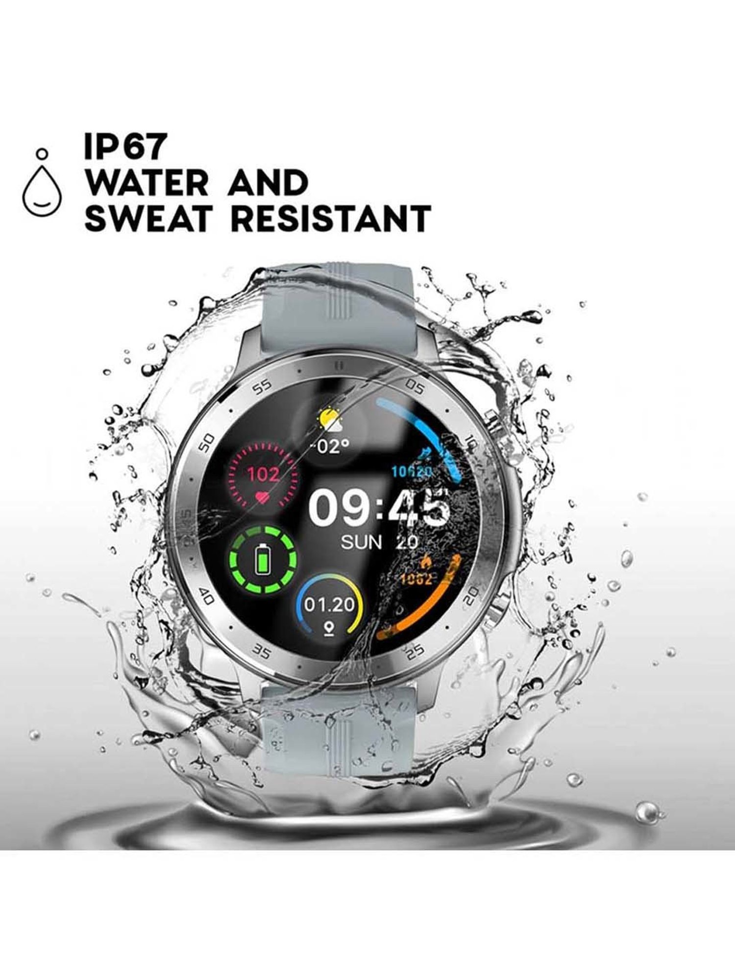 MAXX SX25 Pro Smart Watch with Bluetooth Calling (Gray)