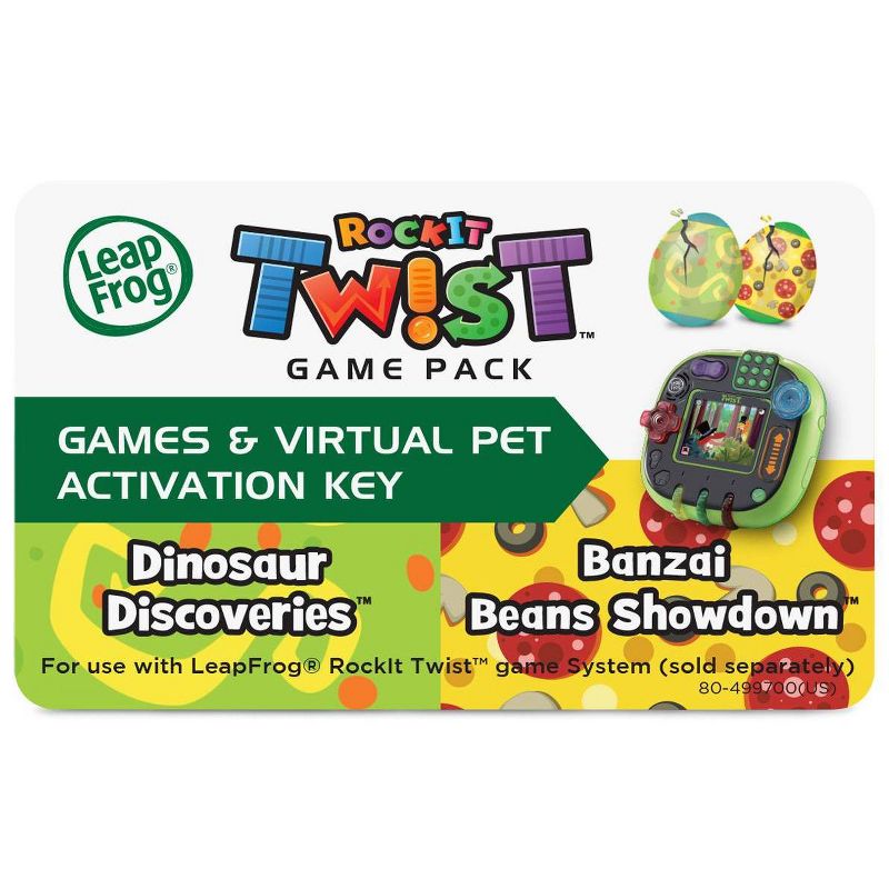 LeapFrog RockIt Twist 2pk: Dinosaur Discoveries and Banzai Beans Showdown